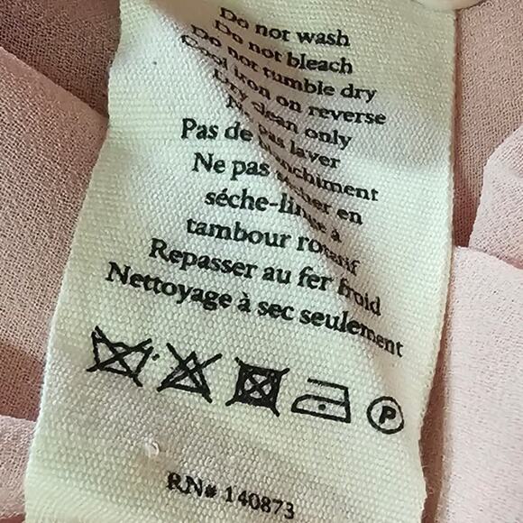 LoveShackFancy Willis Metallic Mini Dress Pre-Dawn Sky Size Medium - Picture 8 of 8